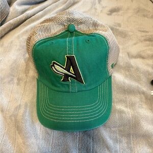 47 Brand Augusta Greenjackets Green and Gray Trucker Baseball Cap with Logo